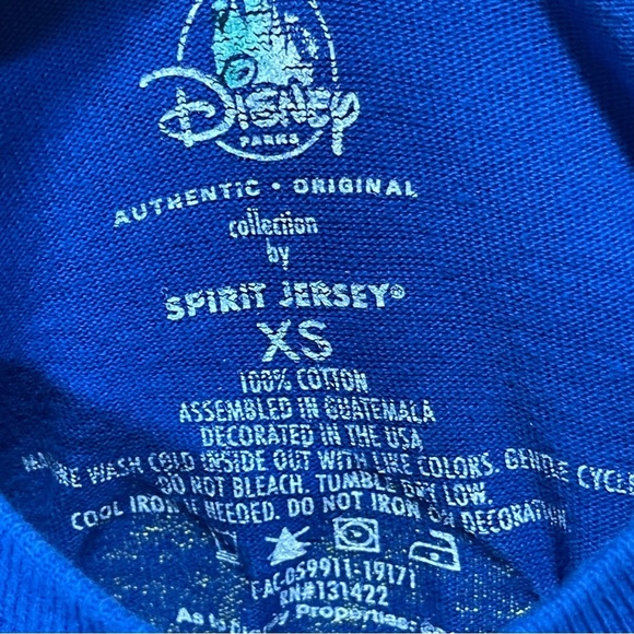 Disneyland Resort Spirit Jersey Size XSmall Blue 2019 Pop-Up Disney Shirt - Picture 9 of 9